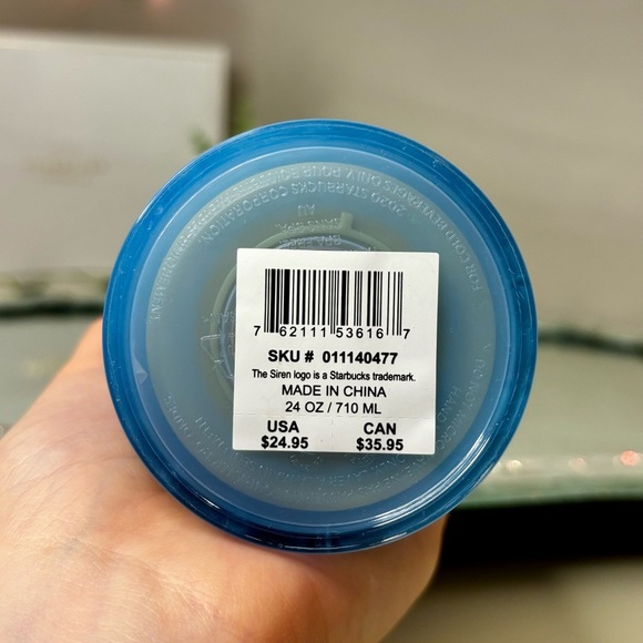 Starbucks Spring 2023 Citrus Color Change Swirl Straw Topper Plastic Tumbler NWT - Picture 4 of 4